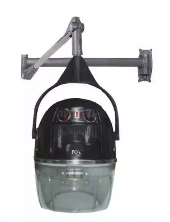 Fox Air, suszarka hełmowa z wysięgnikiem, czarna