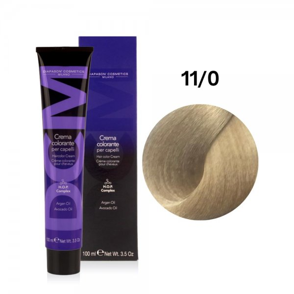 Diapason DCM, farba do włosów, 11/0 Naturalny Ultra Jasny Platynowy Blond, 100ml