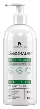 Seboradin Pure Balance, balsam intensywnie pielęgnujący włosy przetłuszczające się, 400ml
