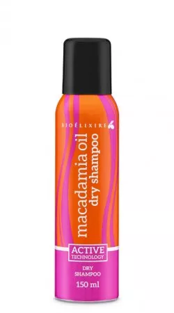 Bioelixire, suchy szampon z olejkiem macadamia, 150ml