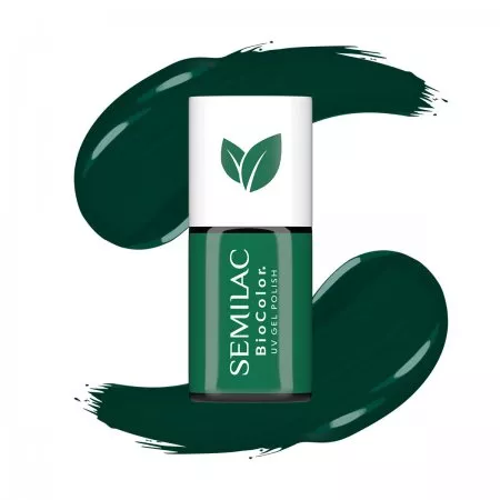 Semilac Bio Color, 731 Bottle Green, lakier hybrydowy, 7ml