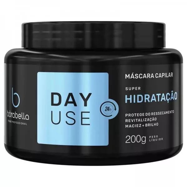 Borabella DayUse Super Hydration, maska głęboko nawilżająca do cienkich włosów, 200g
