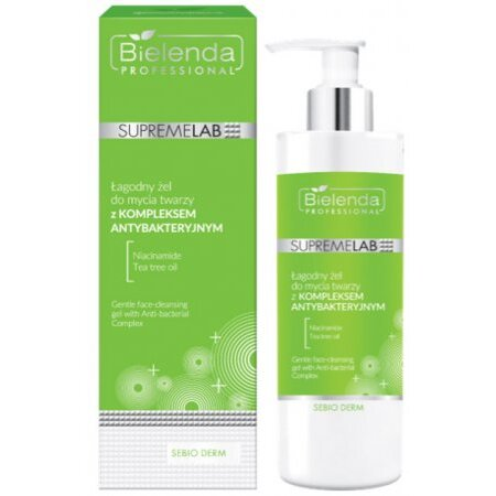 Bielenda Professional Supremelab, Sebio Derm, żel do mycia twarzy z kompleksem antybakteryjnym, 200ml