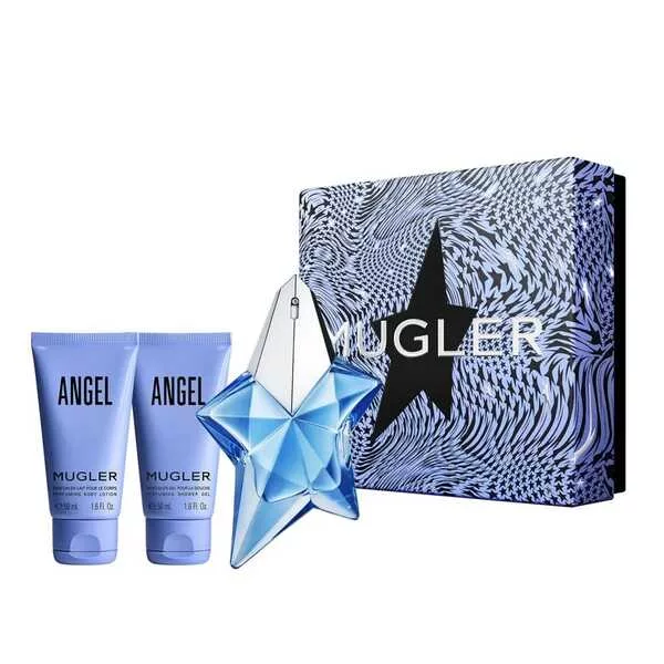 Thierry Mugler Angel zestaw woda perfumowana spray 25ml + żel pod prysznic 50ml + balsam do ciała 50ml (W)