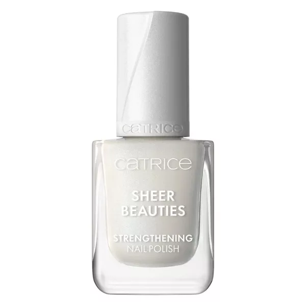 Catrice Sheer Beauties Strengthening Nail Polish, lakier wzmacniający do paznokci, 010 Milky Not Guilty, 10.5ml