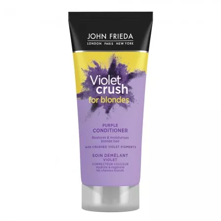 John Frieda Violet Crush odżywka neutralizująca żółty odcień włosów 75ml