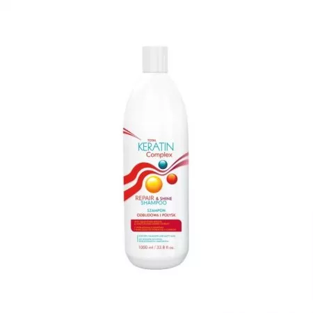 CeCe Total Keratin Complex, szampon do odbudowy i połysku z keratyną i czereśnią, 1000ml