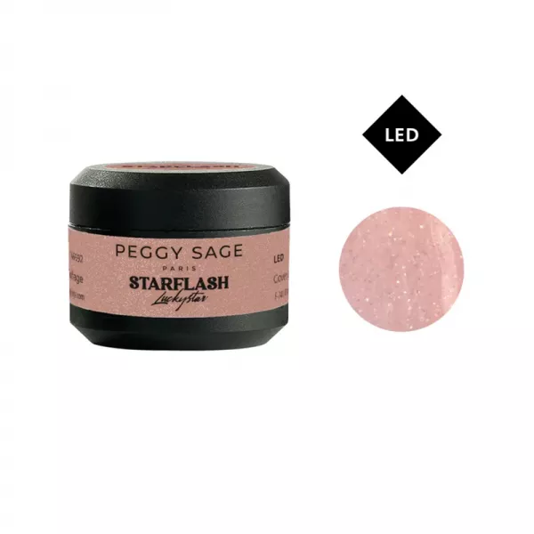 Peggy Sage Starflash, żel budujący do paznokci, lucky star, 15ml