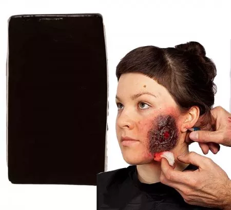 Kryolan Gelafix Skin, materiał do imitacji poparzeń, 60g, Black