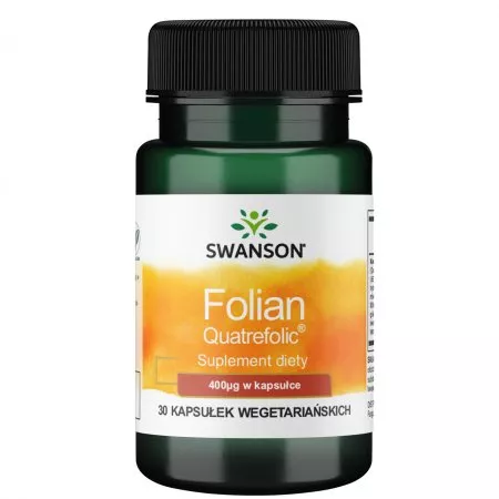 Swanson Folian Quatrefolic 400mcg 30kaps