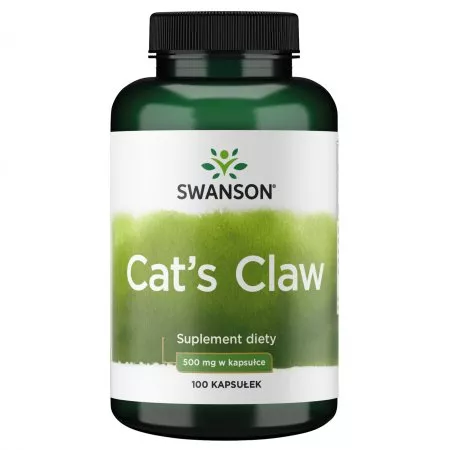 Swanson Cat's Claw 500mg, 100 kapsułek