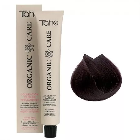 Tahe Organic Care, organiczna farba do włosów bez amoniaku, 5.76, 100ml
