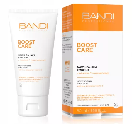 Bandi Boost Care, nawilżająca emulsja z witaminą C nowej generacji, 50ml