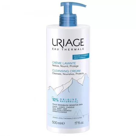 Uriage Eau Thermale Cleansing Cream kremowy żel oczyszczający 500ml