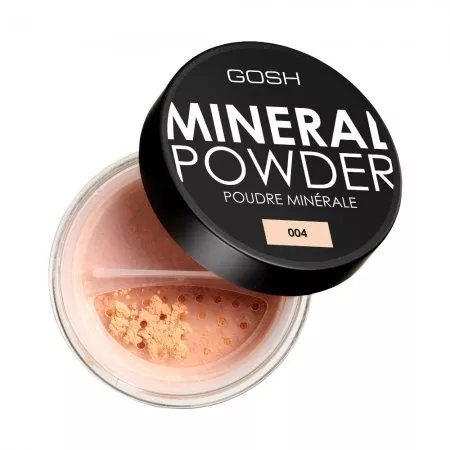Gosh Mineral Powder, puder mineralny do twarzy, sypki, 8g, 004 Natural