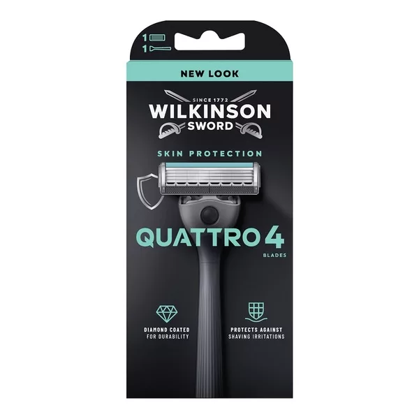 Wilkinson Quattro 4 Skin Protection maszynka do golenia z 4 ostrzami
