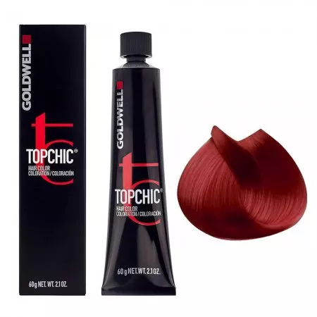 Goldwell Topchic, farba do włosów, 7RR@RR, 60ml