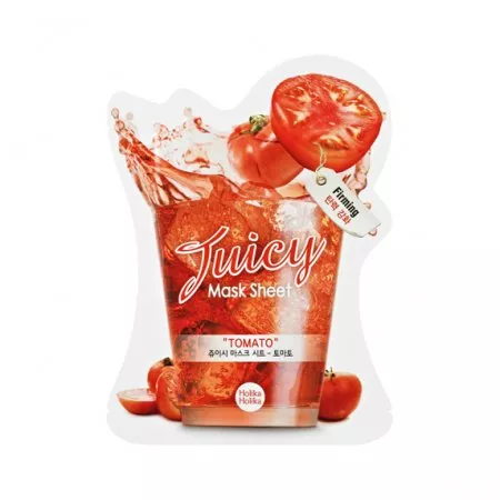 Holika Holika Tomato Juicy Mask, rewitalizująca maseczka z ekstraktem z pomidora, 20ml