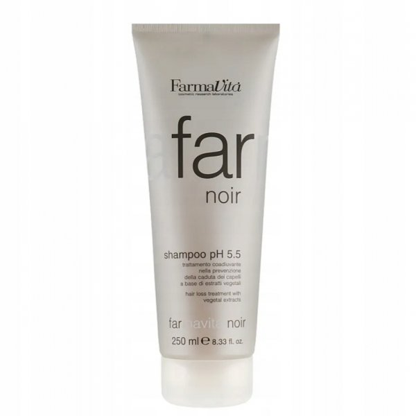 Farmavita Farmavita Noir Shampoo, szampon kuracja włosów przetłuszczających się i z łupieżem, 250ml