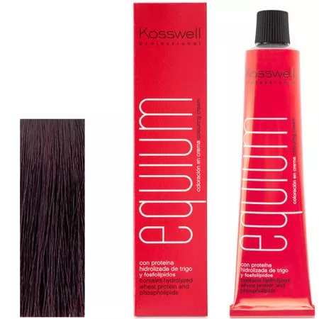 Kosswell Equium 7.26, Profesjonalna farba do włosów, Tarnina, 60ml