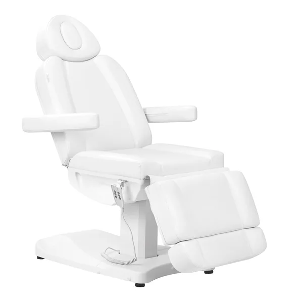 Fotel kosmetyczny elektryczny Azzurro 803D 3 silniki biały - dostępny w 48h