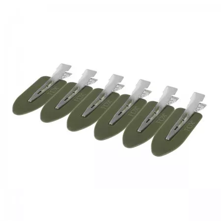 Fox Earth Colors, metalowe spinki do włosów, zielone, 6 sztuk