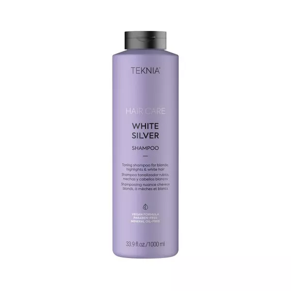 Lakme Teknia Silver, szampon do włosów siwych i blond, 1000ml