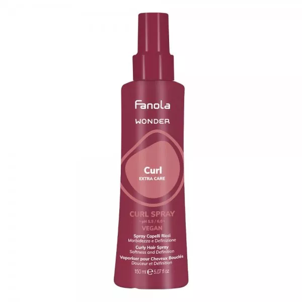 Fanola Wonder Curl Extra Care, spray do włosów kręconych, 150ml