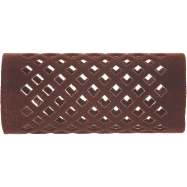 Efalock Flocked Curler, wałki metalowe flokowane 65mm-28mm brązowe 12szt., ref. 14100827