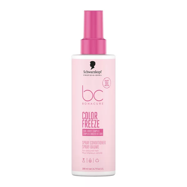 Schwarzkopf BC Color Freeze pH 4.5, dwufazowa odżywka chroniąca kolor w sprayu, 200ml