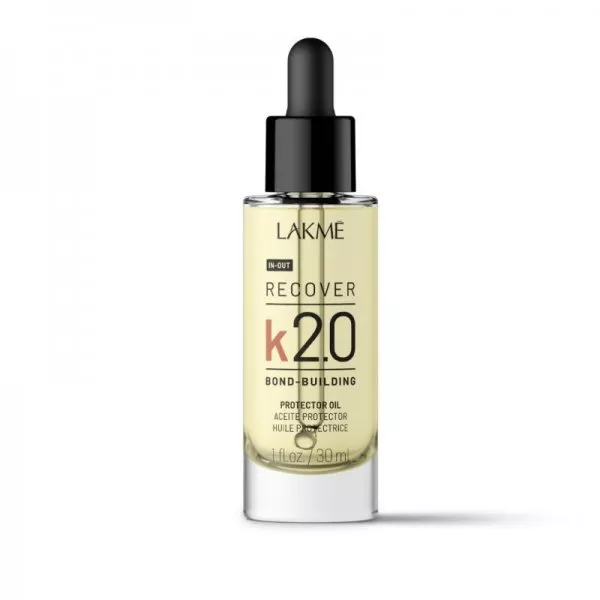 Lakme K2.0 Recover Protector Oil, ochronny olejek do włosów zniszczonych, 30ml