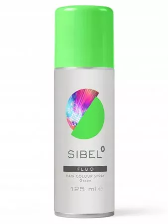 Sibel, koloryzujący spray do włosów, 125ml, neonowy zielony