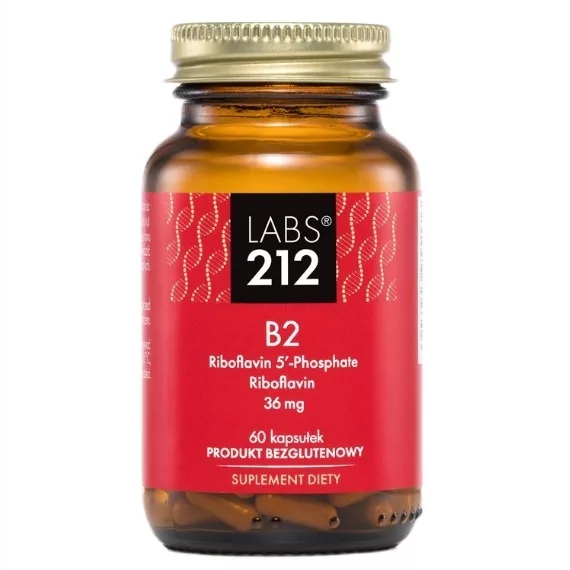 LABS212 B2 R-5-P + Riboflavin suplement diety 60 kapsułek