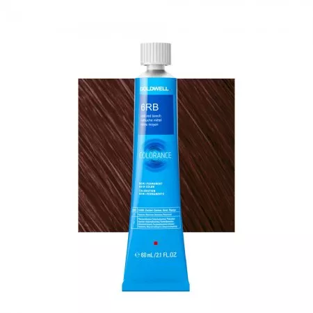 Goldwell Colorance Color Infuse, krem do koloryzacji półtrwałej bez amoniaku, 6RB, 60ml
