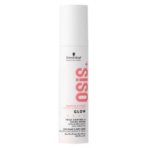 Schwarzkopf OSIS+ Glow, nadające połysk serum przeciw puszeniu się włosów, 50ml