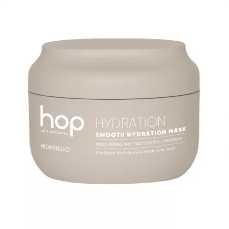 Montibello Hop, maska głęboko nawilżająca do włosów suchych i puszących się, Smooth Hydration, 200ml