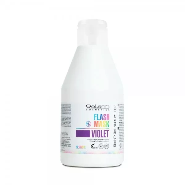 Salerm Flash, maska koloryzująca do włosów, Violet, 300ml