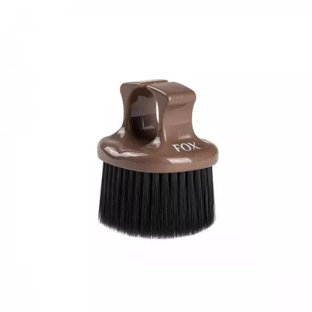 Fox Earth Colors, karkówka fryzjerska na palec ring brush, brązowy