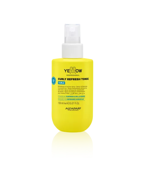 Yellow Professional Curls, odświeżający tonik do włosów kręconych, 150ml