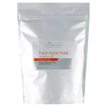 Bielenda Professional Maska algowa do twarzy z glinką ghassoul (uzupełnienie), 190 g