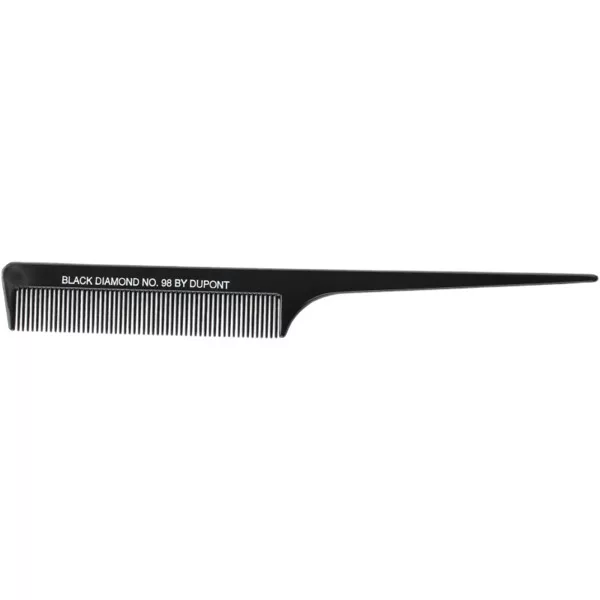 Efalock Black Diamond, grzebień ze szpikulcem, #98, ref. 14101270