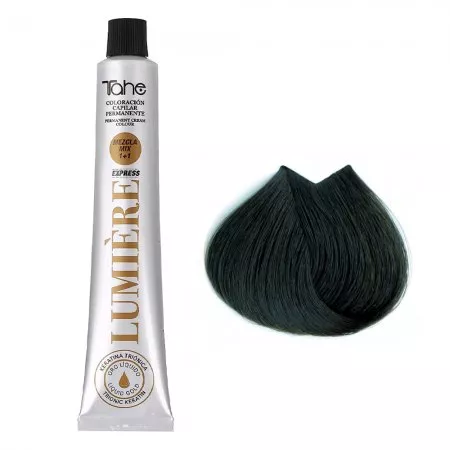 Tahe Lumiere Express, farba do włosów z keratyną i olejkiem arganowym, koloryzacja trwała, 4, 100ml