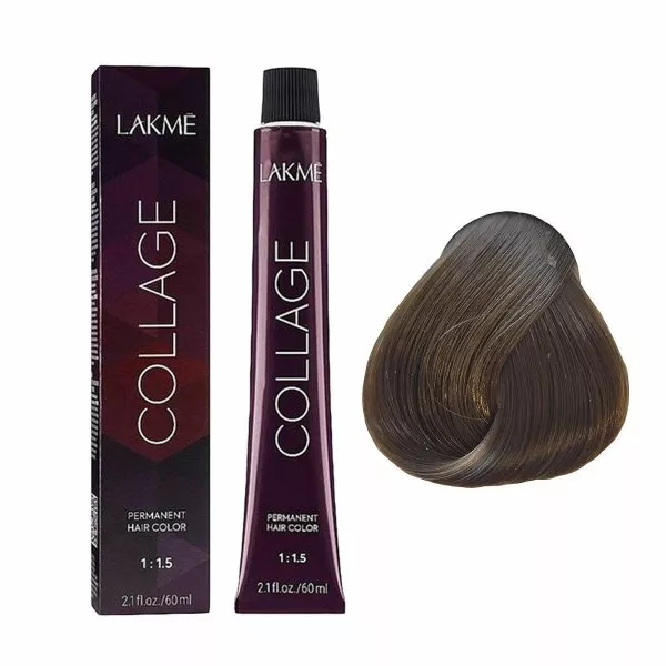 Lakme Collage, farba do włosów trwale koloryzująca, 7/00, 60ml