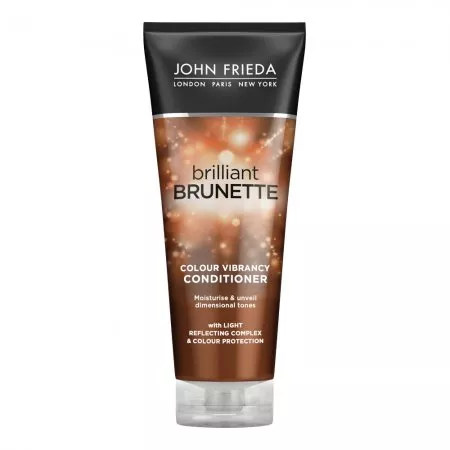 John Frieda Brilliant Brunette, odżywka nawilżająca do włosów ciemnych, 250ml