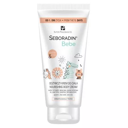 Seboradin Bebe, krem odżywczy, ochronny do ciała, 200ml