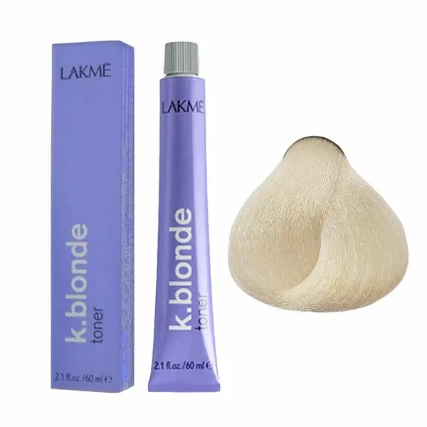 Lakme K.Blonde, wegański krem tonujący, toner do włosów, clear, 60ml