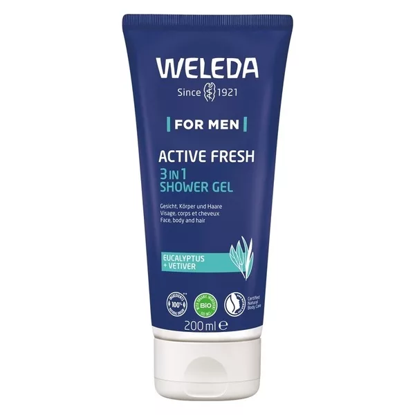 Weleda Active Fresh 3in1 żel pod prysznic dla mężczyzn 200ml