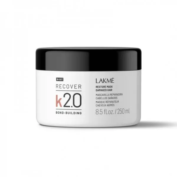 Lakme K2.0 Recover Restore Mask, maska odbudowująca zniszczone włosy, 250ml