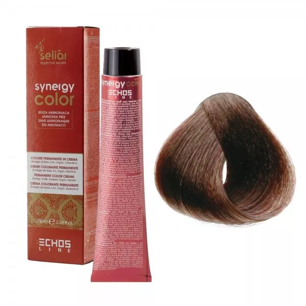 Echosline Seliar Synergy Color, farba do włosów bez amoniaku, 6.0 Dark Blonde, 100ml