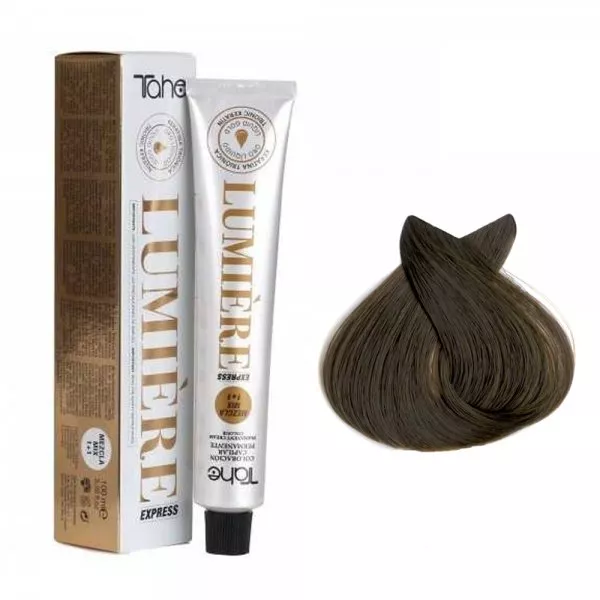 Tahe Lumiere Express 10M, expresowa farba do włosów siwych, 500.17, 100ml